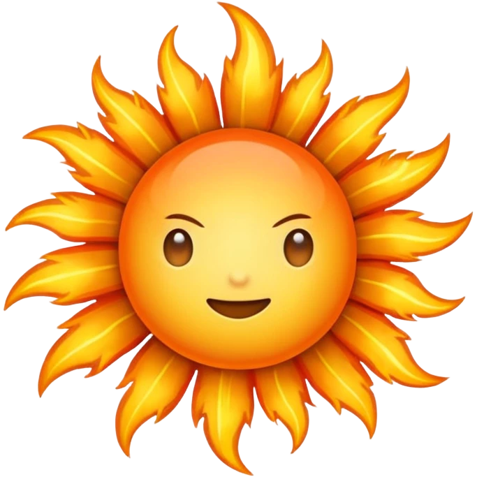 Make the sun into a super nova emoji