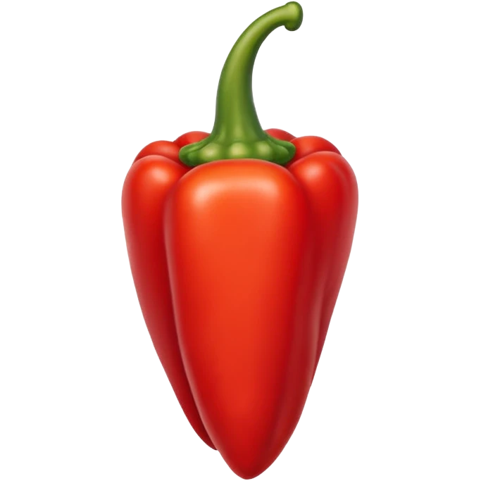 pointy red pepper emoji