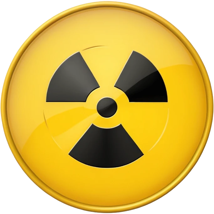 Radiation symbol emoji | AI Emoji Generator