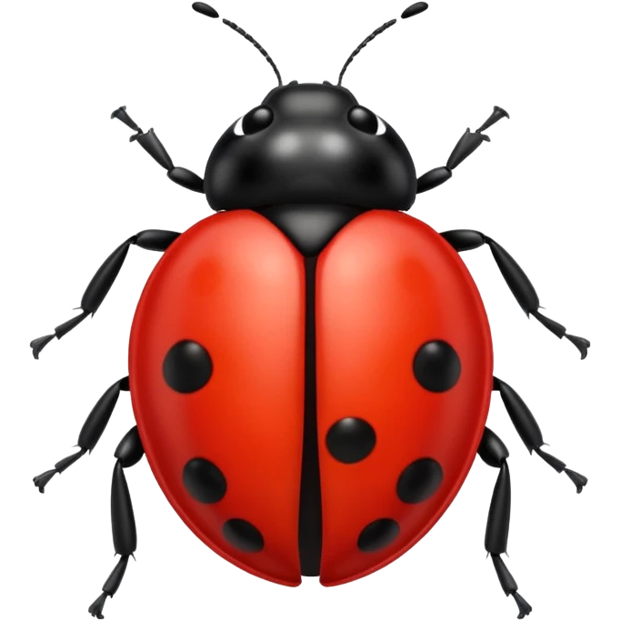 red ladybug emoji