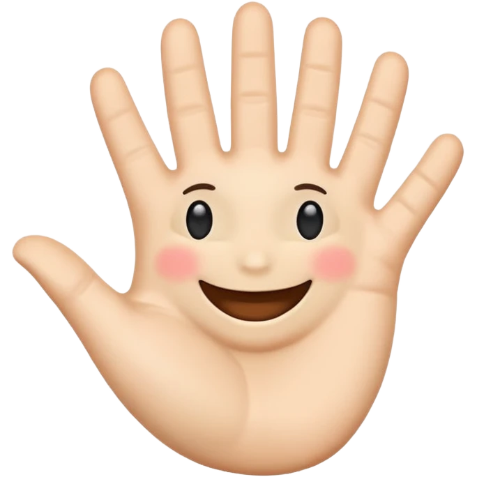 hello hand emoji emoji