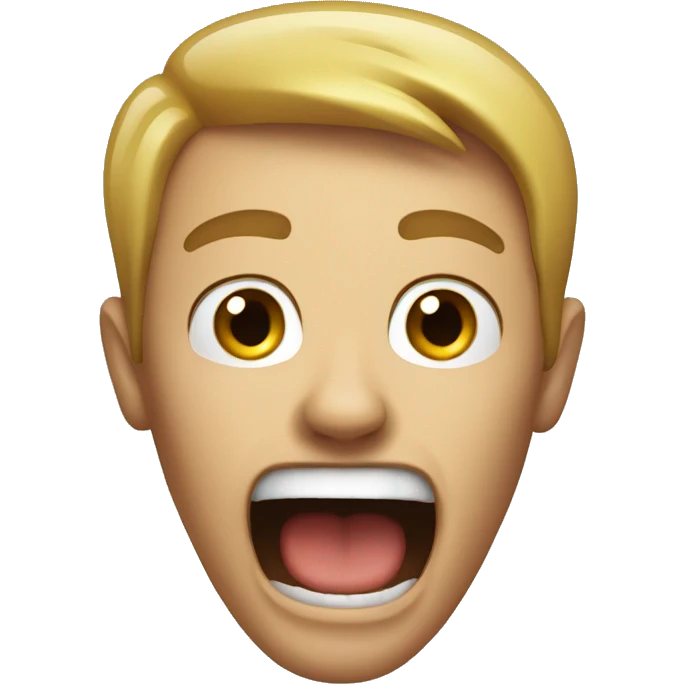 screaming guy emoji