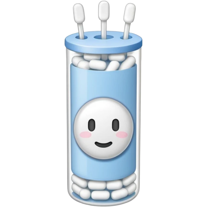 ear cotton sticks packet emoji