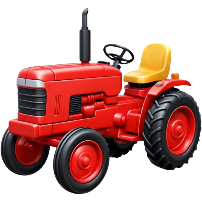 plastic toy  tractor emoji