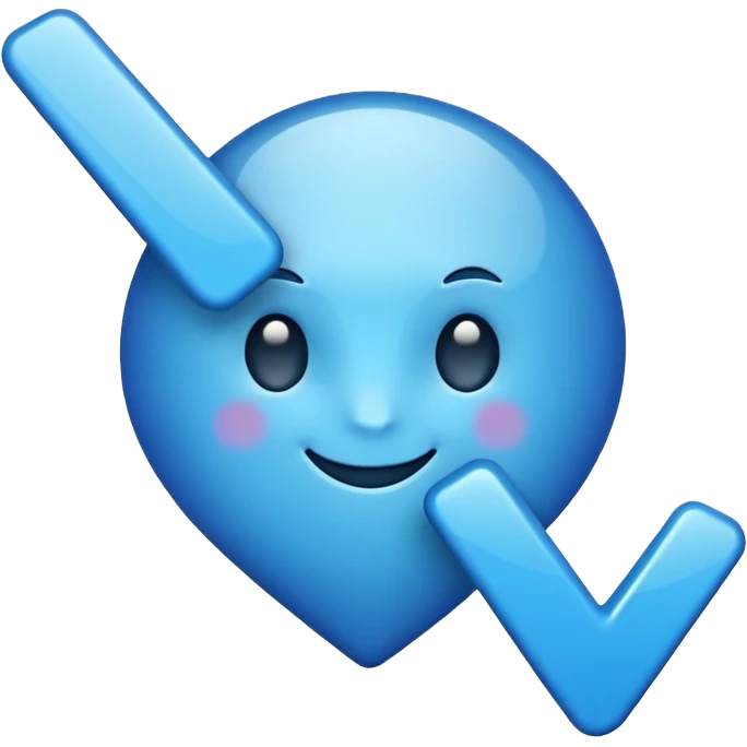 Mavi tik emoji