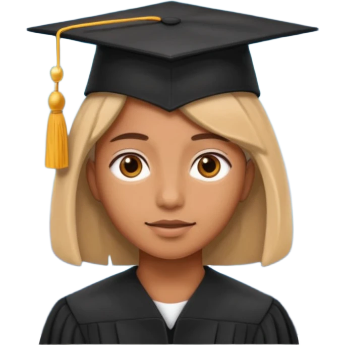 Graduation Cap in Space person emoji