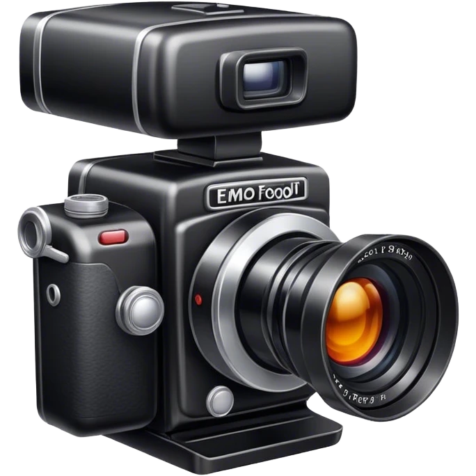 black-backed camera emoji