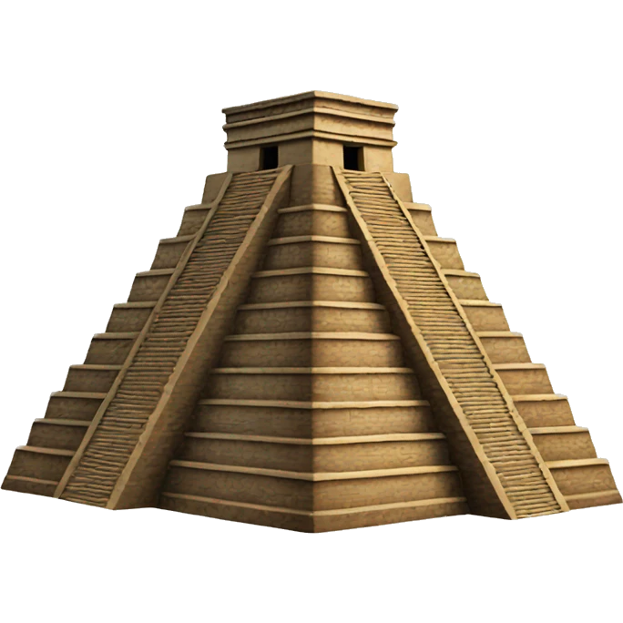 Aztec pyramid emoji