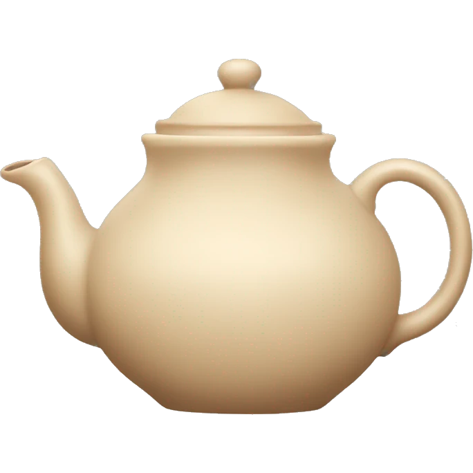 beige teapot emoji