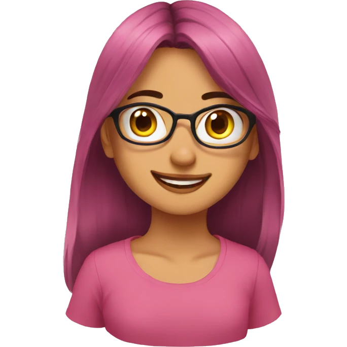Ridhima with specks emoji