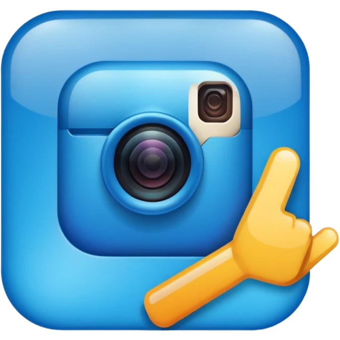Instagram blue tik emoji