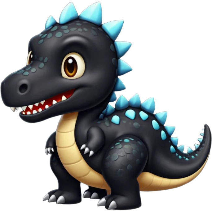 black Dinasor emoji