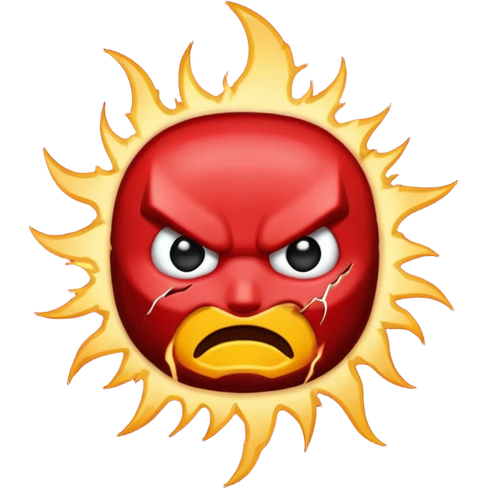 THUNDER red emoji