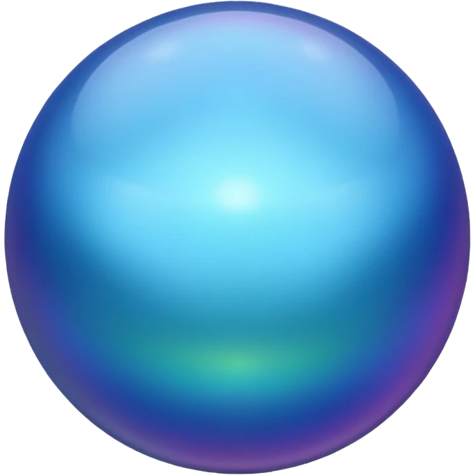 Aesthetic blue emoji