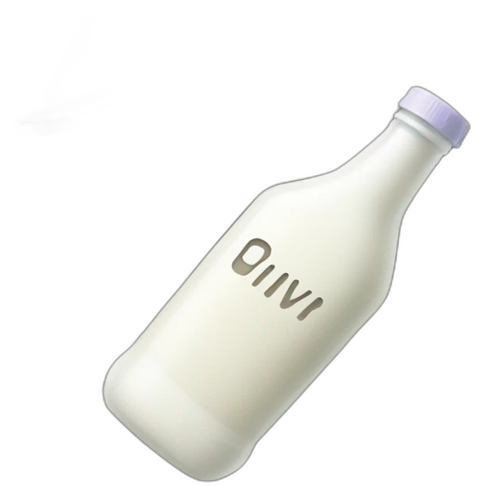 Grave with a bottle of milk emoji