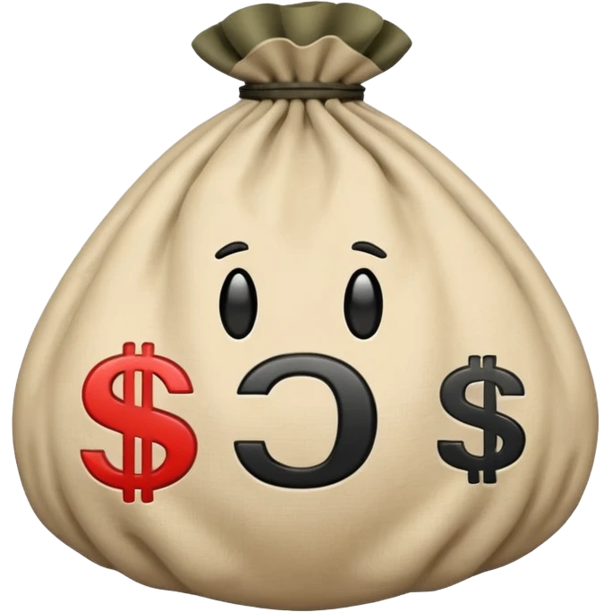 money bag emoji with £ sign emoji