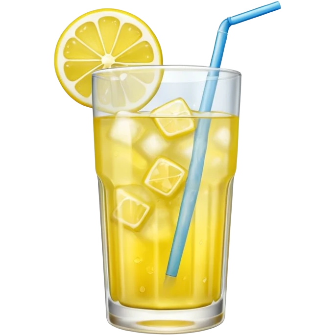 lemonade with ice emoji
