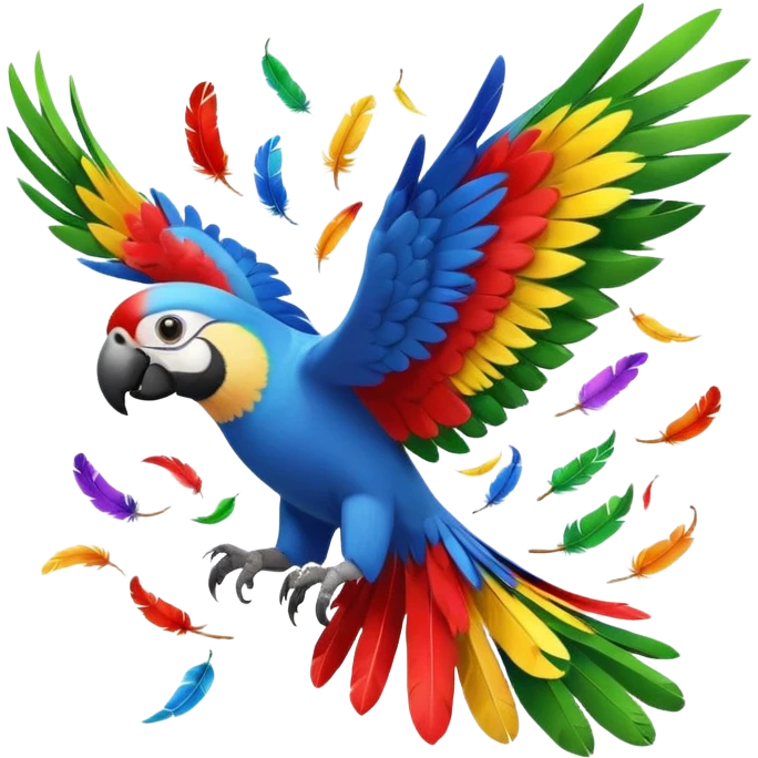 parrot explosion emoji