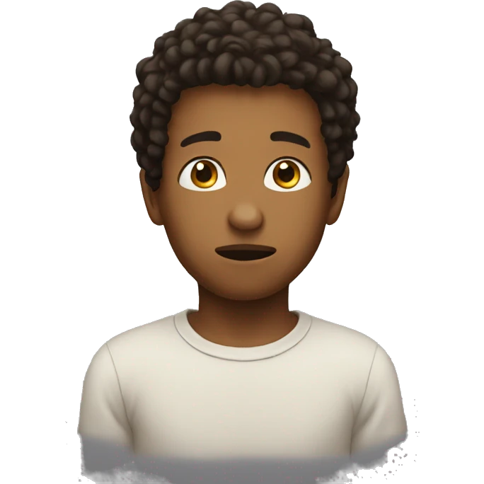 meme boy staring into camera emoji