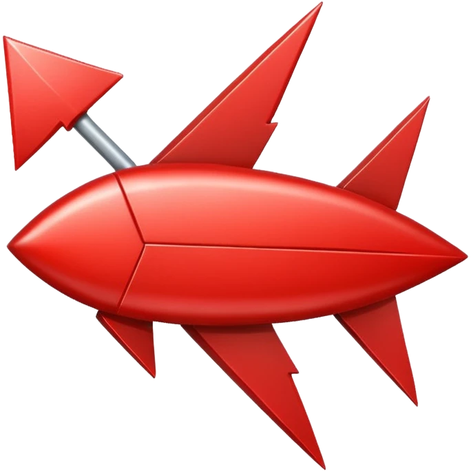 big red arrow emoji