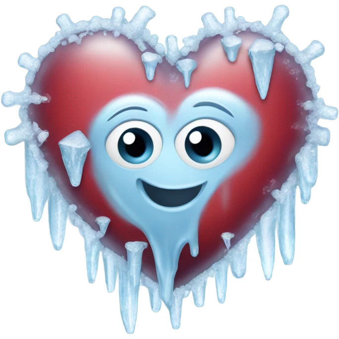 heart with cold emoji