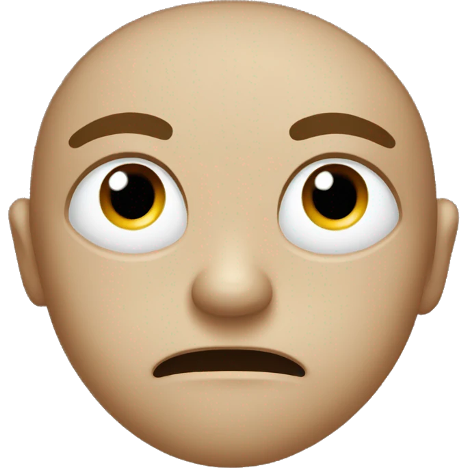 anoyed face with sweat comng off emoji