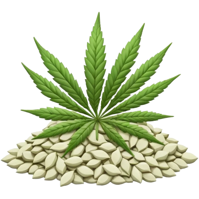 white color marijuana, no color emoji