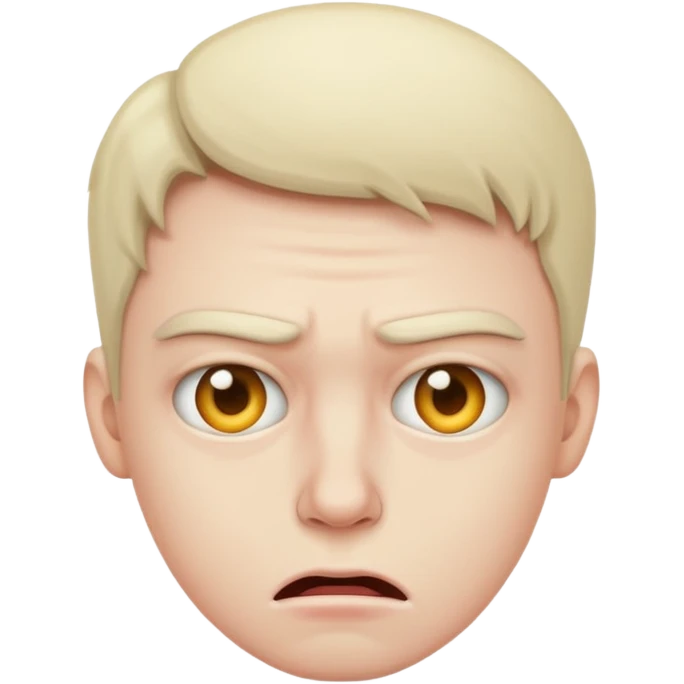 Disgusted  emoji