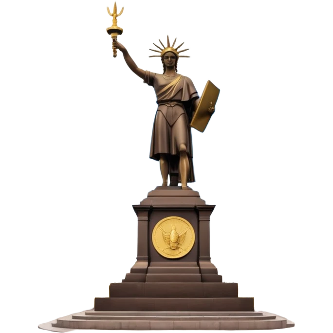 The Statue of Independence on Main Square in Ukraine emoji