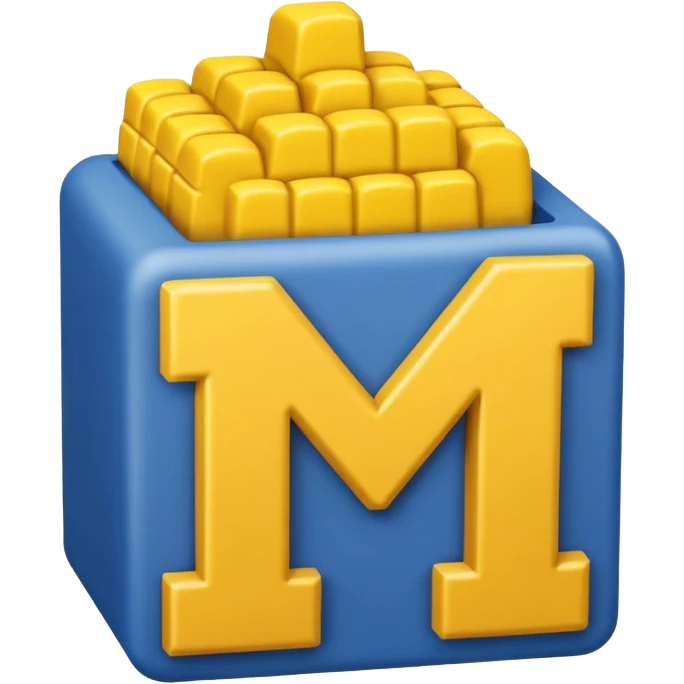 make an emoji of the michigan logo emoji