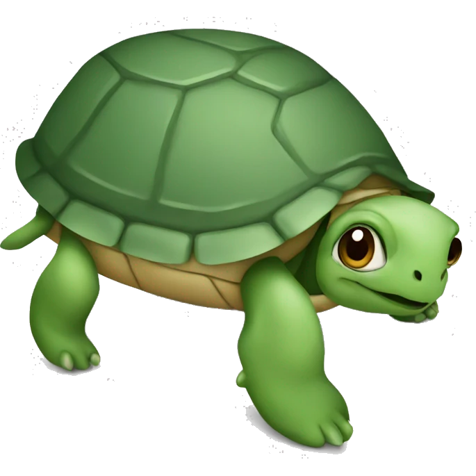 turtle with text neck emoji