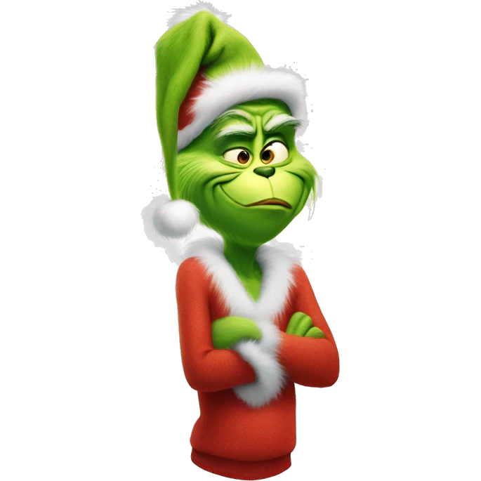The grinch emoji