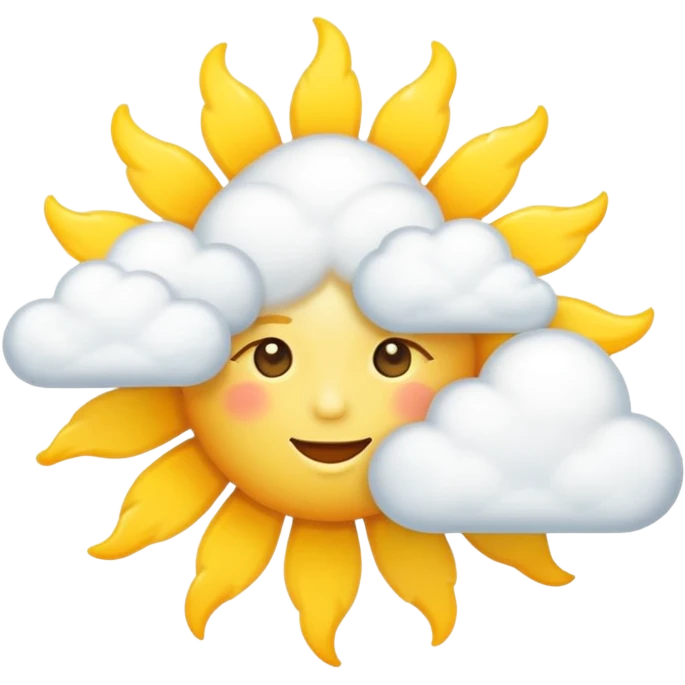sun with cloud

























































 emoji