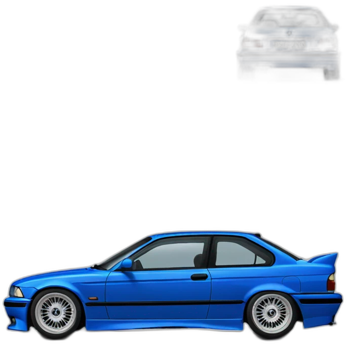 Bmw e36 316i compact bleu emoji