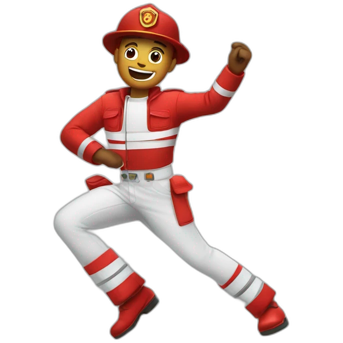 Pompier danse emoji