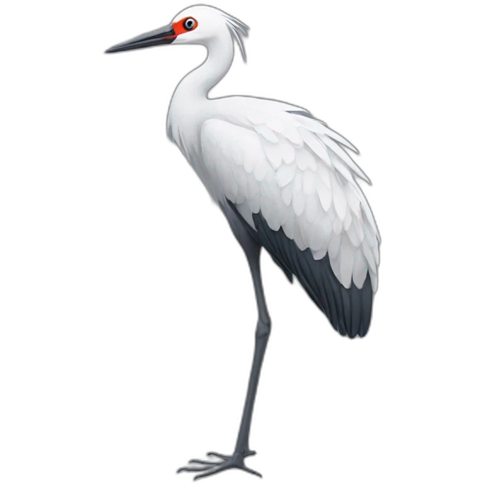 crane bird emoji