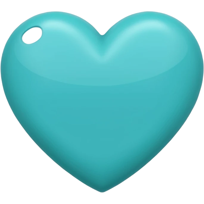 turquoise heart emoji