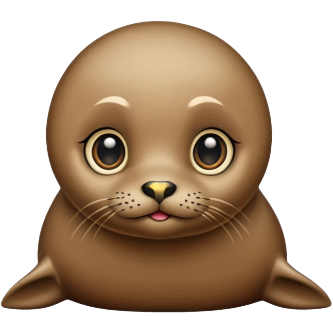Female seal in love emoji