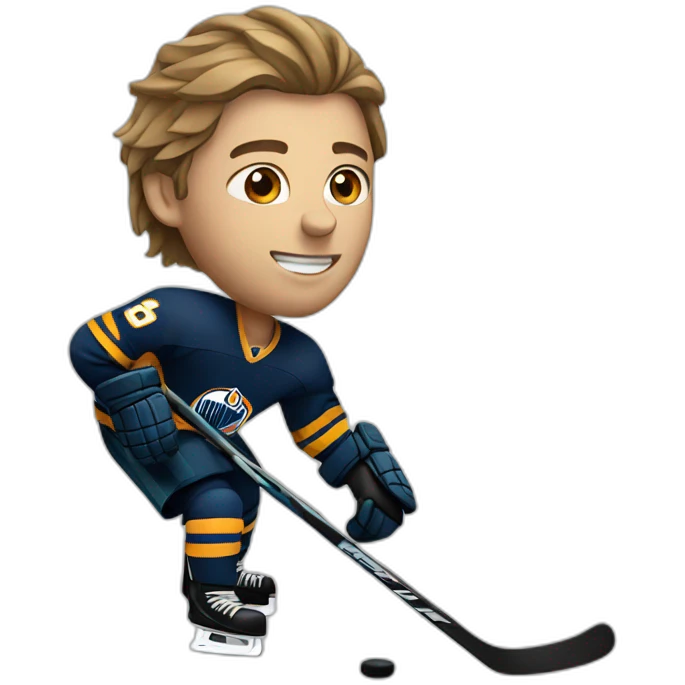 Hockey player emoji