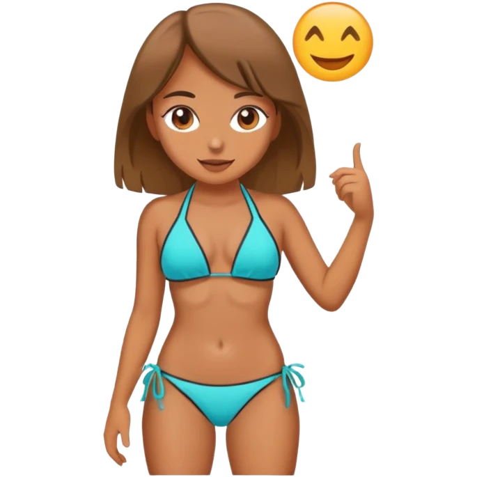 girl in bikini emoji