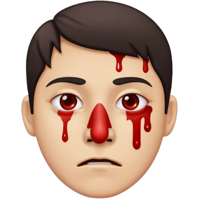 Bludy nose emoji