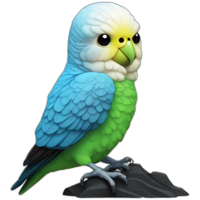budgerigar - Darth Vader emoji