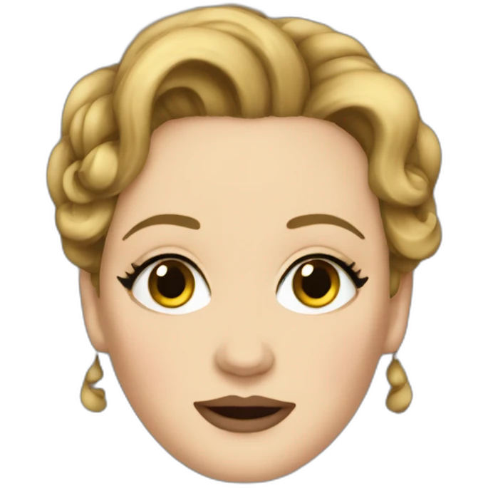 Adele singer emoji