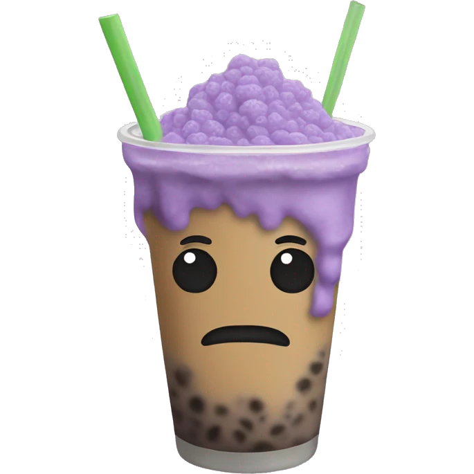 taro boba emoji