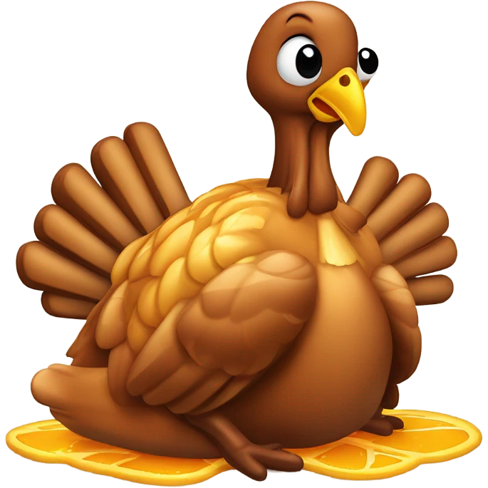 Fat turkey basted emoji