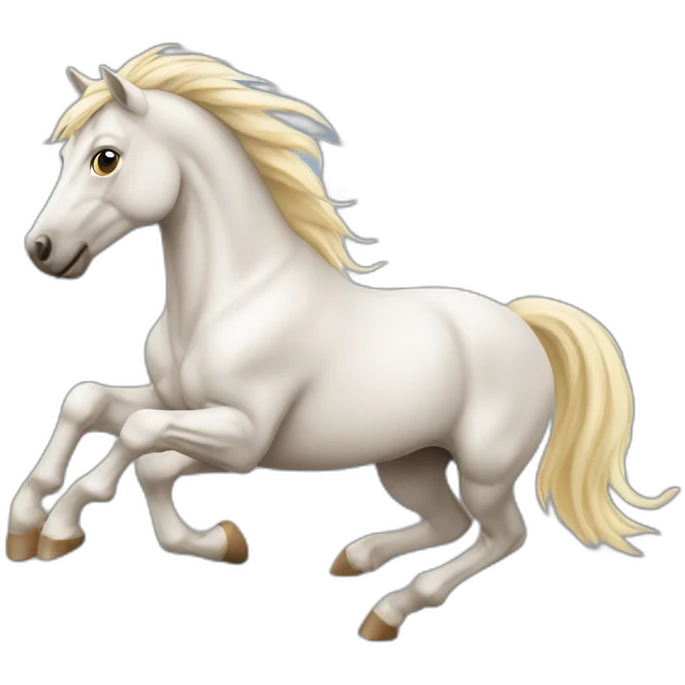 Cheval au galop emoji