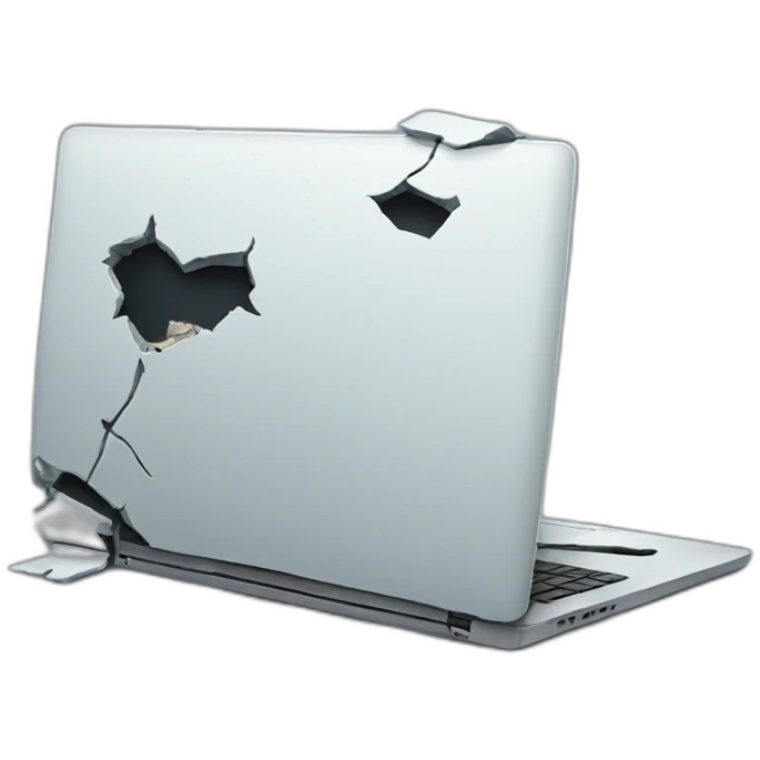 broken laptop emoji