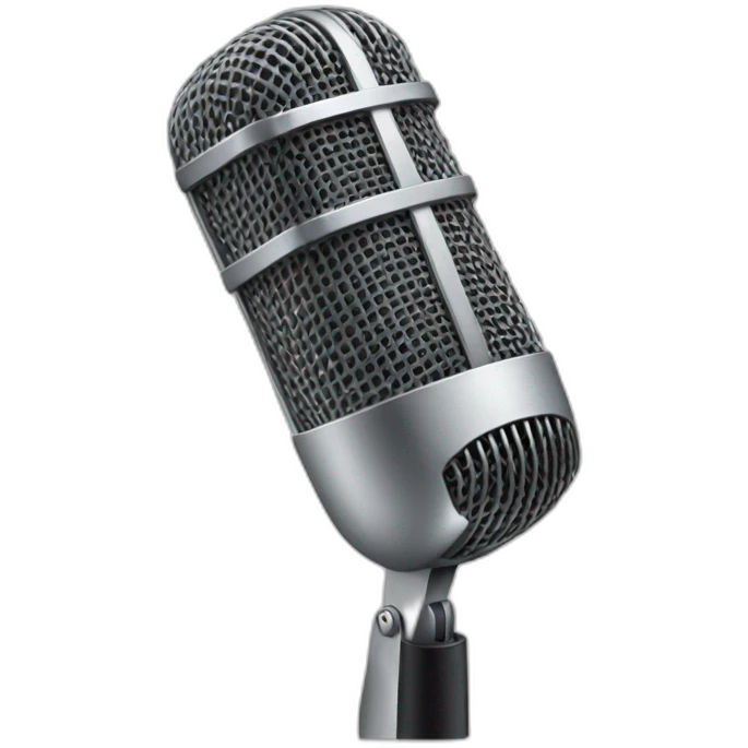 Microphone profesional emoji