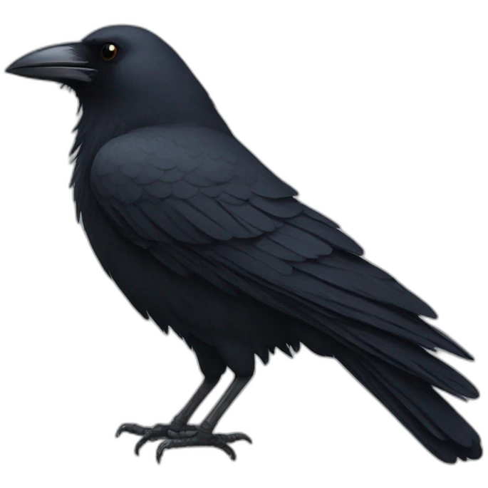 Crow emoji