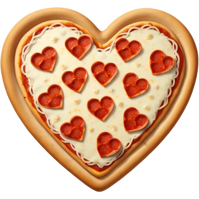 Pizza heart emoji